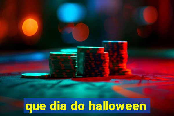 que dia do halloween